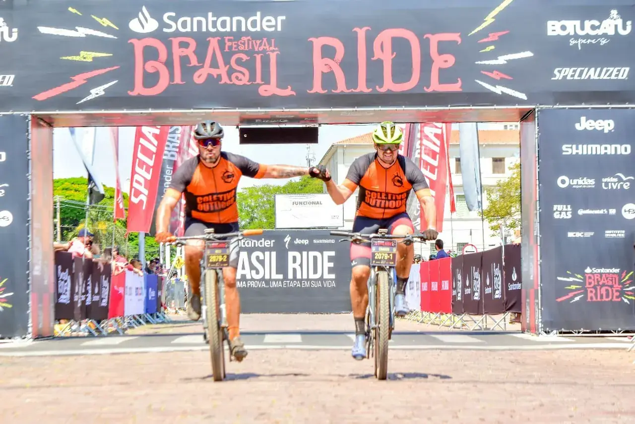 Willi na chegada da Brasil Ride